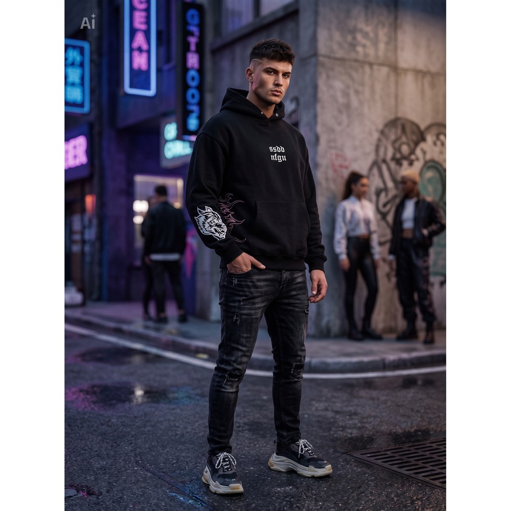 Darc Sport X Bruce Lee Wisdom Pierce Hoodie Black Limited Edition 40/1000 Medium